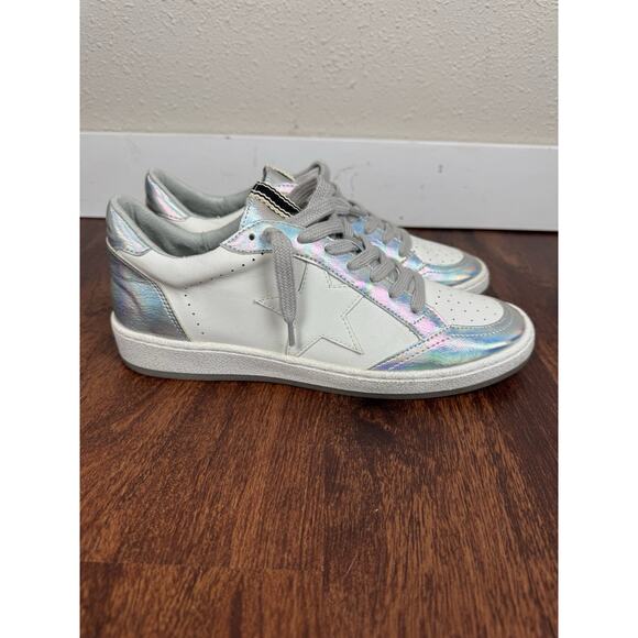 (10) Silver Paz Shushop shoes - Picture 2 of 8